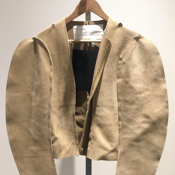 Margiela x H&M suede leather jacket - Picture 5 of 11